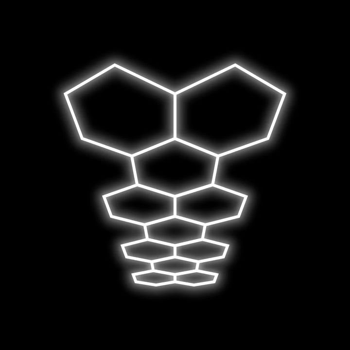 Hexagon Lighting 11 Grid Long System - Regular