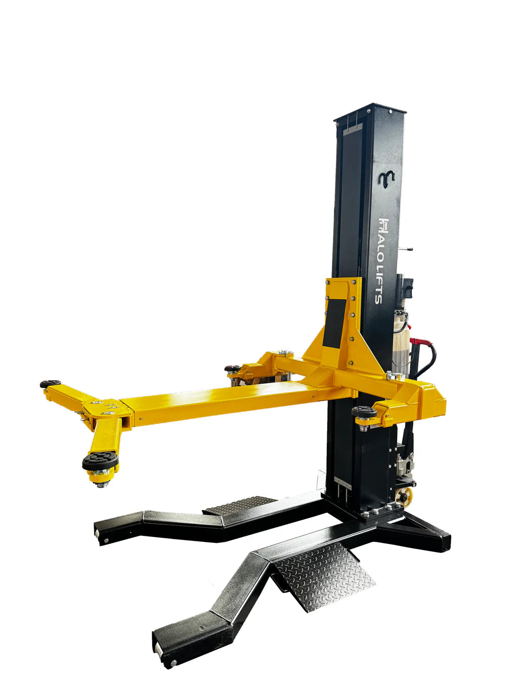 Halo Lifts Moveable Single Post Car Hoist 2.5 Ton Capacity
