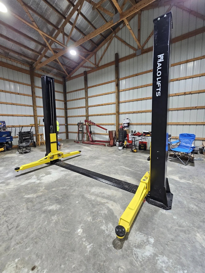 Halo Lifts Base Plate 2 Post Car Hoist - 5.5 Ton Capacity