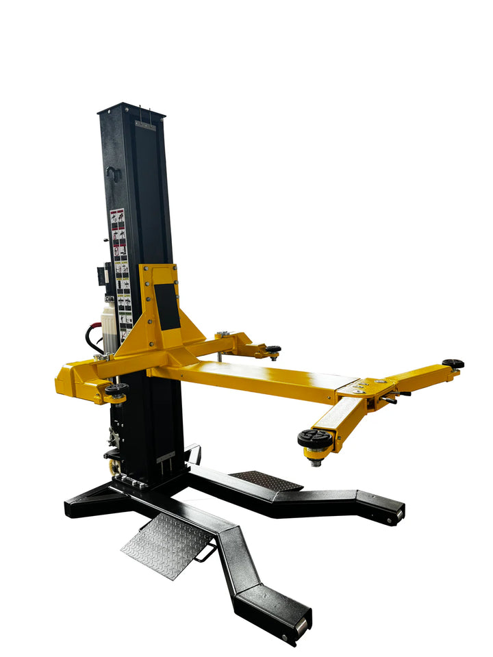 Halo Lifts Moveable Single Post Car Hoist 2.5 Ton Capacity