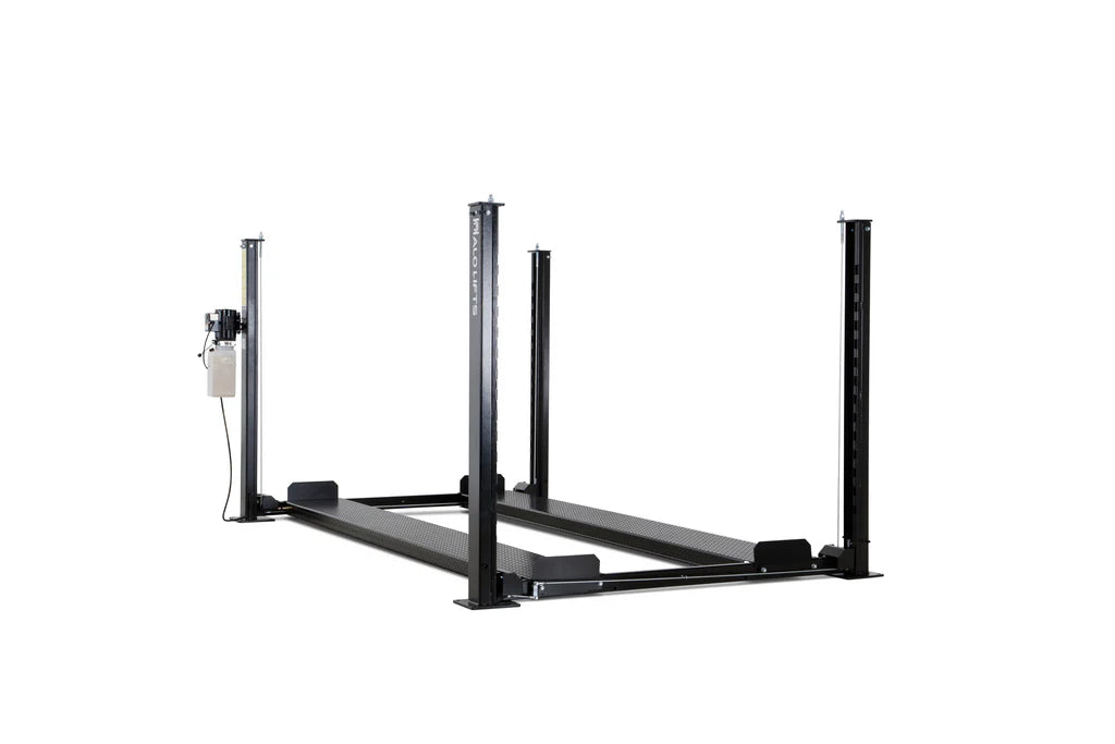 Halo Lifts 4 Post Car Hoist Narrow Width - 4 Ton Capacity