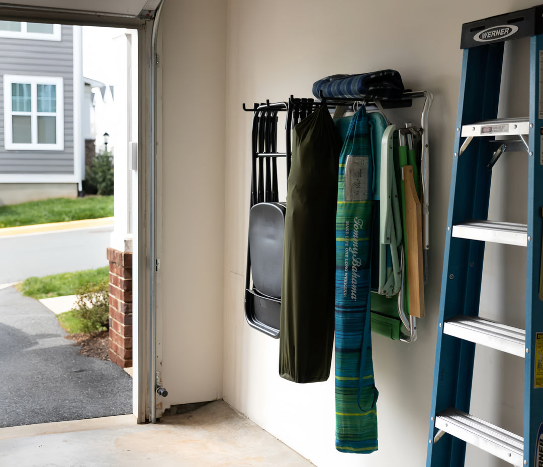 Wall Mounted Chair Storage Rack