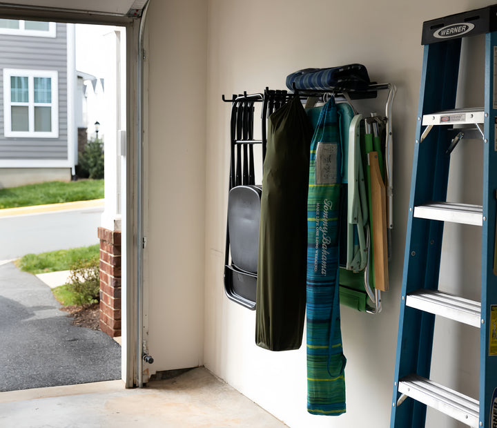 Wall Mounted Chair Storage Rack