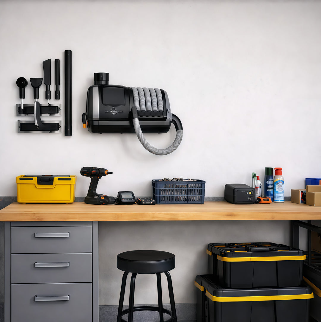 Wall Mounted Garage Vacuum
