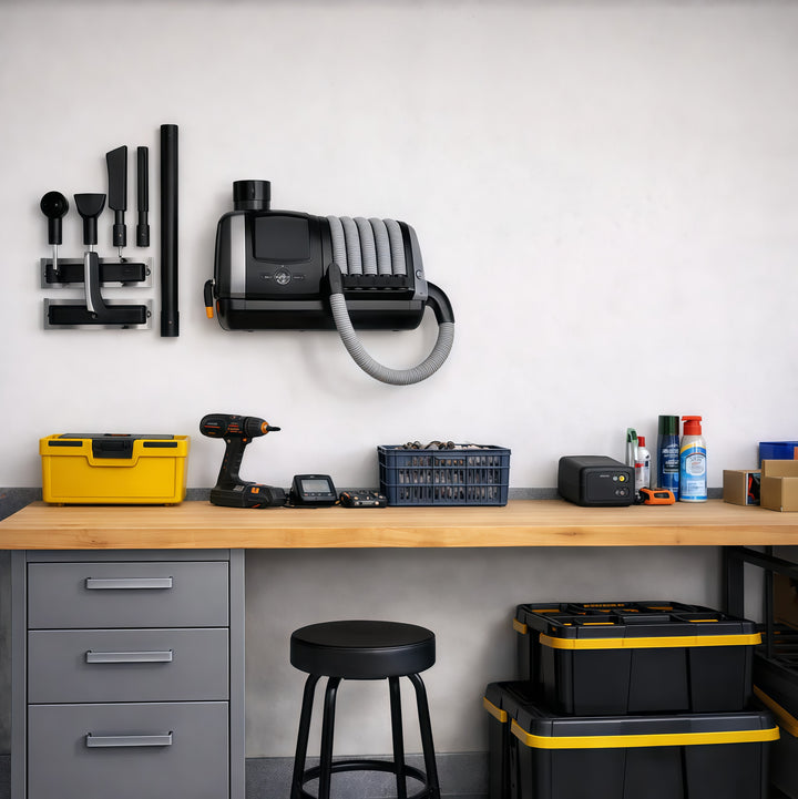 Wall Mounted Garage Vacuum