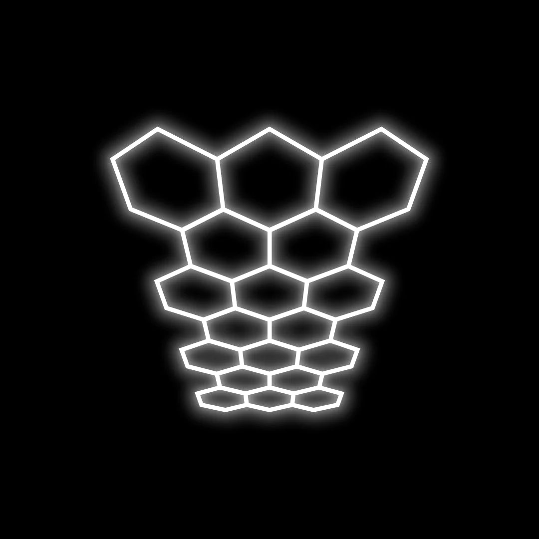 Hexagon Lighting 18 Grid System - Regular