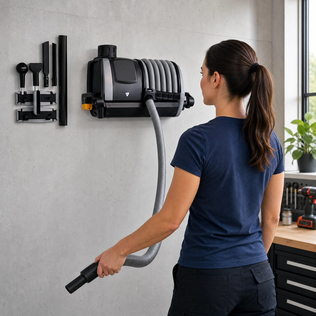 Wall Mounted Garage Vacuum