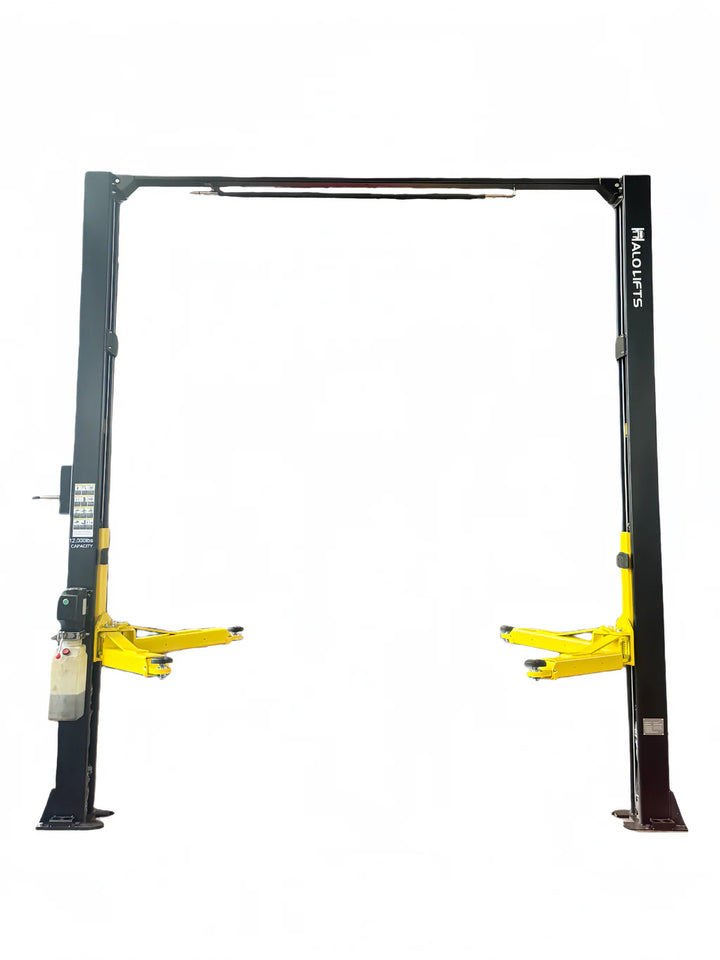 Halo Lifts Clear Floor 2 Post Car Hoist - 6.5 Ton Capacity