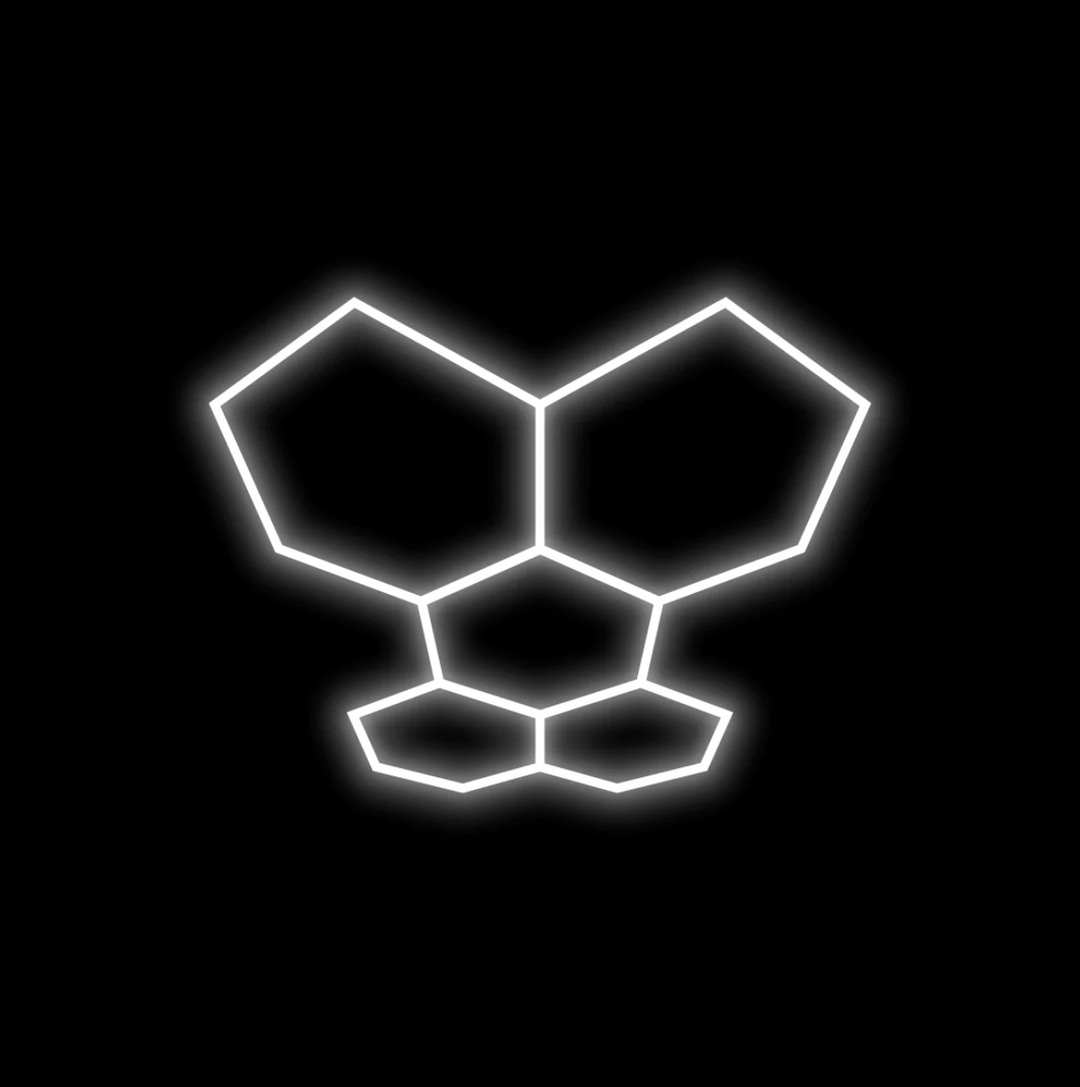 Hexagon Lighting 5 Grid System - Regular